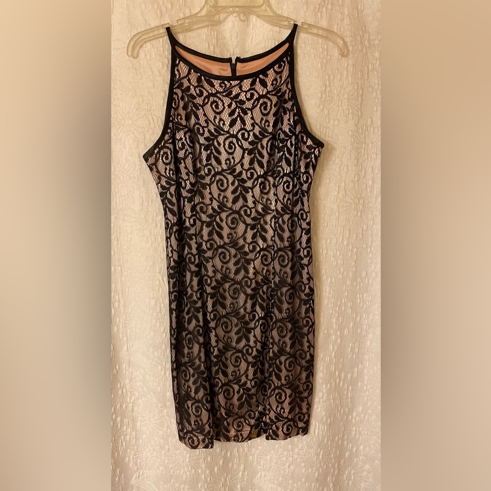 Black Lace Cocktail Dress